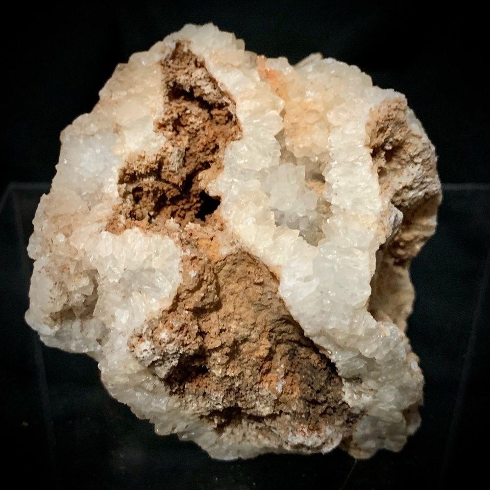 💗White Quartz Crystal on Matrix | Natural Druzy Cluster | Raw Mineral Specimen